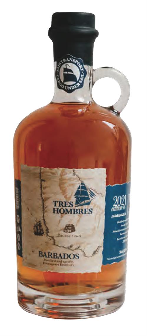 Rom - Tres Hombres rom, Barbados Old Bajan, 8 års